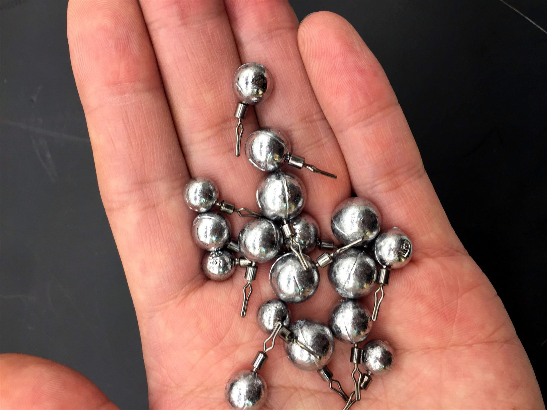 路亚铅坠倒钓专用远投德州钓组通心卡罗配重防挂底快挂铅头