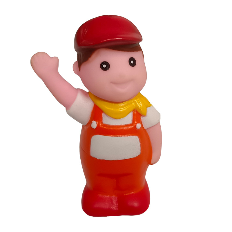 diy玩具配件logo印刷供应 pvc搪胶手办人偶玩具礼品配件人物动物