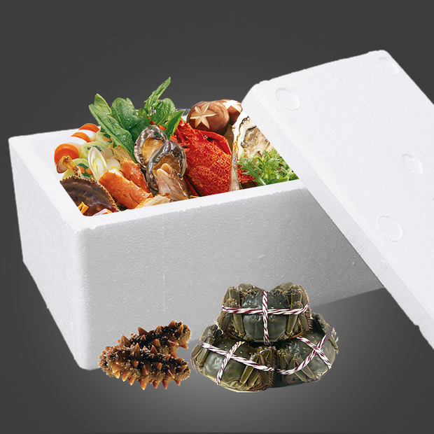 eps大容量海鲜箱泡沫箱保鲜箱定制 商用食品冷链箱泡沫保温箱加工