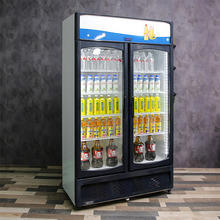 展示柜冷藏保鲜柜立式商用冰箱双门冷饮开门饮料柜冷藏冰柜