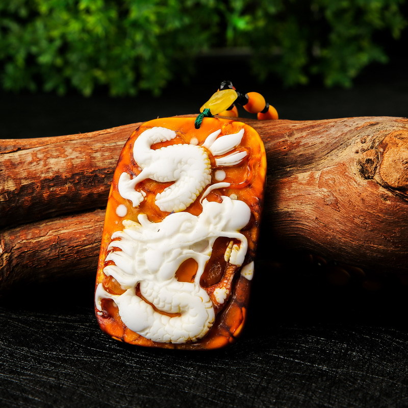 新款仿龙涎香龙牌毛衣链自然留香招财貔貅吊坠直播一件代发饰品