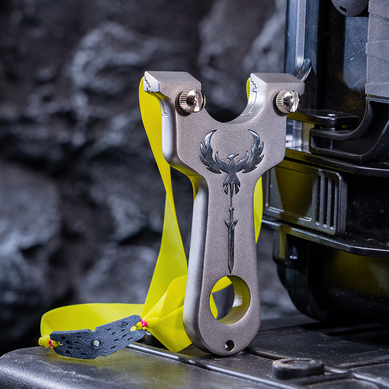 外贸越南款304不锈钢弹弓数控线切割技术天使剑扁皮快压免绑弹弓