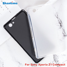 适用Sony Xperia Z1 Compact手机壳翻盖手机皮套TPU布丁套软壳
