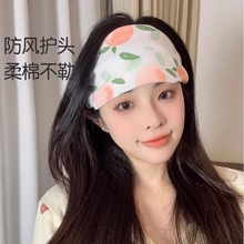 纯棉a类月子发带网红头巾帽子孕妇春夏透气产后护额头产妇薄款