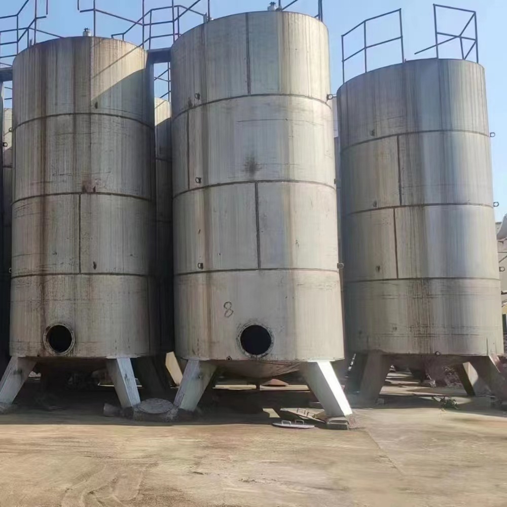 出售二手45立方304不锈钢储罐  立式不锈钢储罐