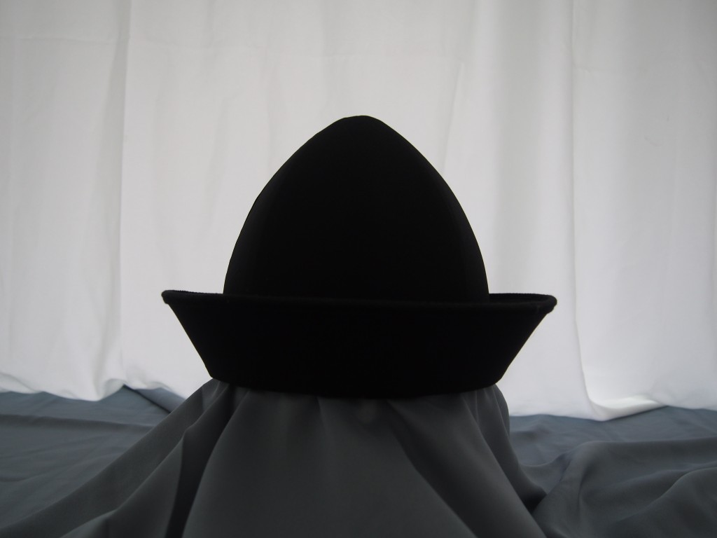 创代设hansh汉服男首服 明代奓檐帽   元代钹笠帽   明制大帽子