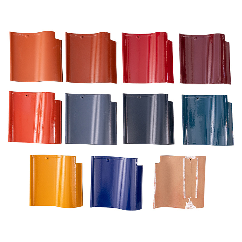 厂家直供建筑瓦片小西瓦220*220园林别墅私宅围墙凉亭s瓦陶瓷瓦片