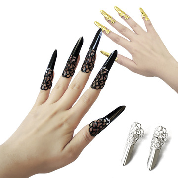 青丘狐古装古风护甲套宫廷指甲扣手指甲套延禧攻略同款短款日常