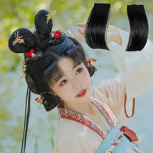 古风摄影汉服假发女刘海古装日常造型隐形自然戏曲前额侧边假发片