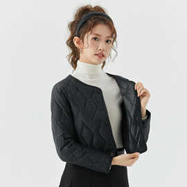 厂家秋冬女士棉衣女款时尚棉上衣短款棉服保暖内胆上衣代发8225