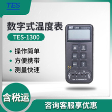 泰仕TES-1300/1303 便携式双通道测温仪 数字式温度表 温度计