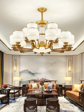 新中式吊灯客厅灯轻奢大气餐厅卧室灯现代简约中国风高档别墅灯具