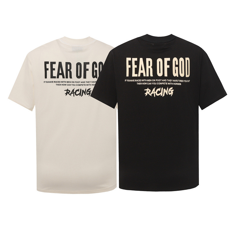 高街潮牌fog第七季主线字母logo印花反穿短袖大码宽松乐队t恤批发