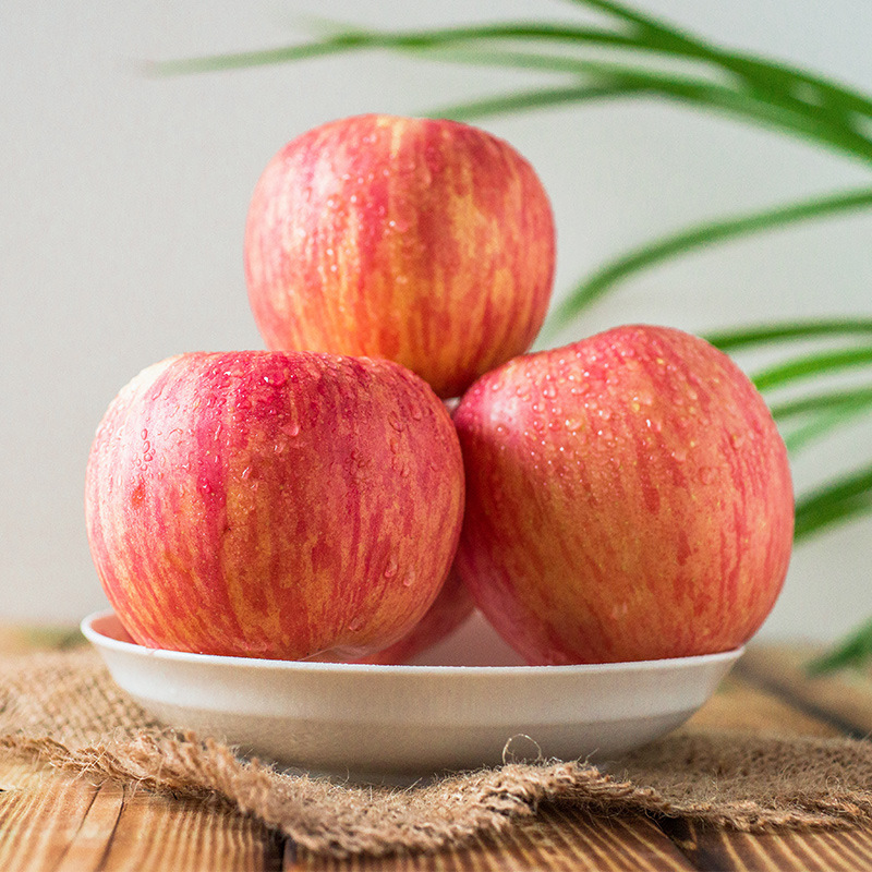 展卉苹果水果新鲜山西红富士苹果带箱当季应季脆甜正宗整箱一级果