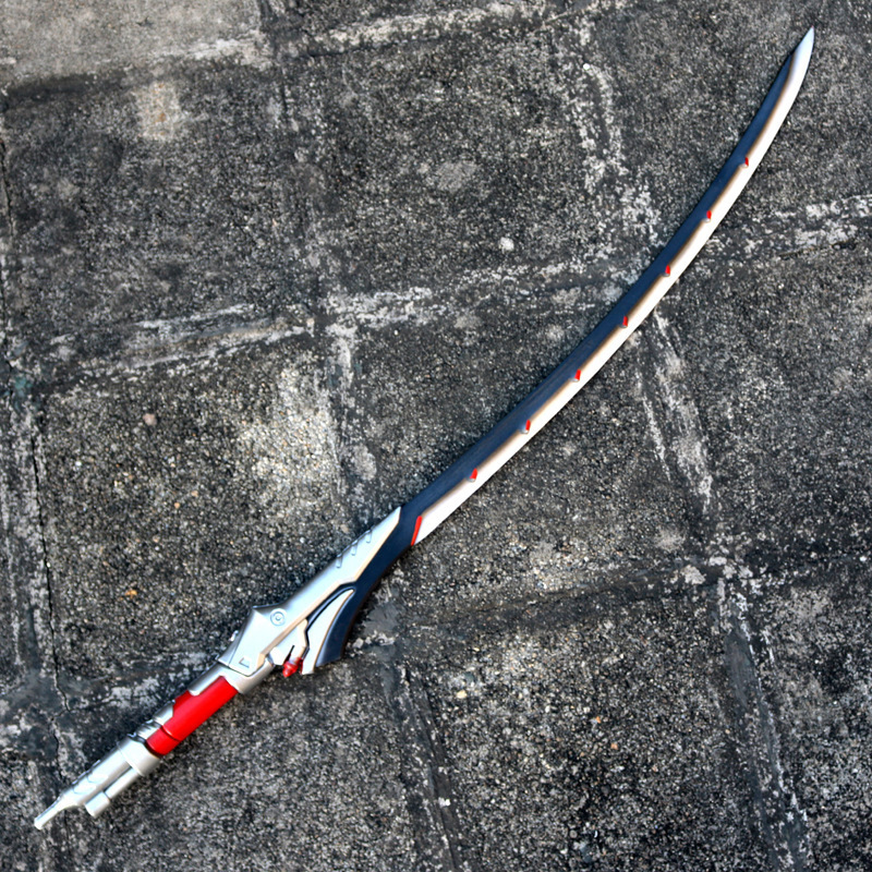 守望游戏先锋武器源氏龙刀暗黑守望者道具邪鬼pu刀剑发泡玩具