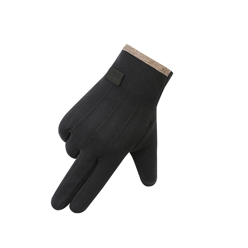 Autumn and Winter Imitation Rabbit Velvet Gloves Women's Bicycle Gloves Spring, Autumn and Winter Touch Screen Warm Sports Cycling Gloves Wholesale