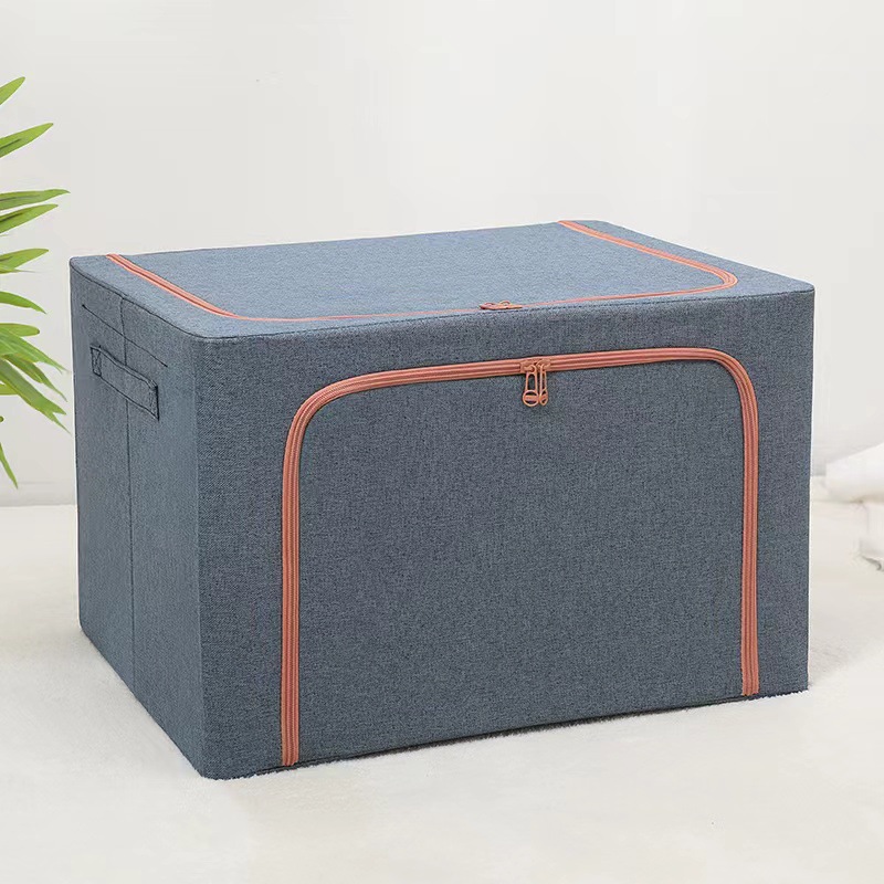 Spot Clothes Storage Box Fabric Sorting Box for Collection Wardrobe Storage Box Folding Home Storage Bag Toy Storage