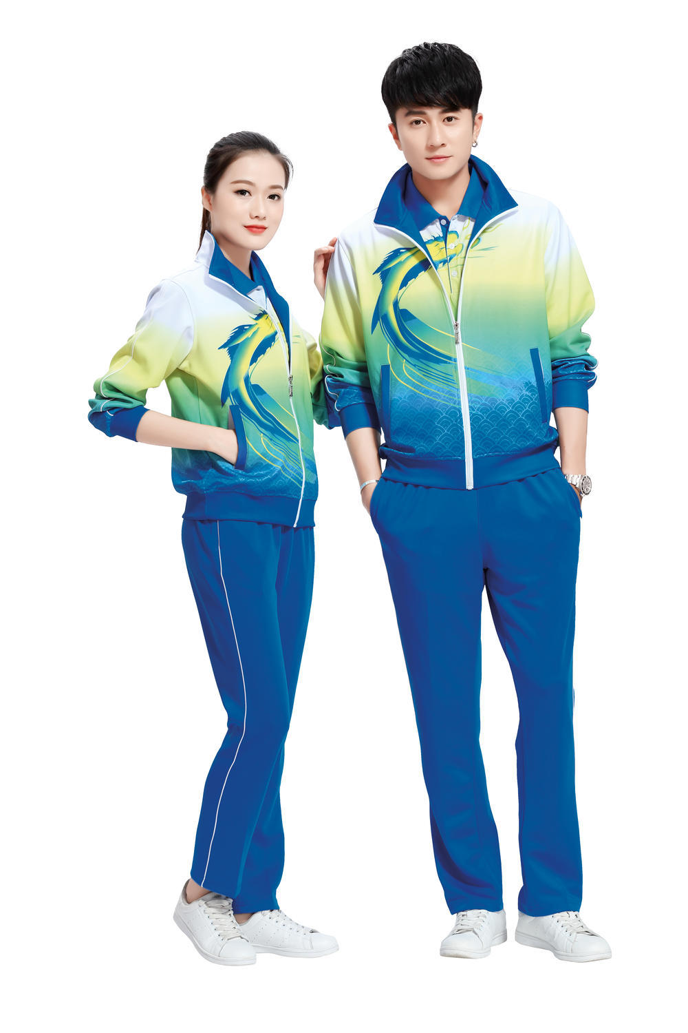 运动服批发印字运动会服装订制运动会出场服定制全身数码印运动服