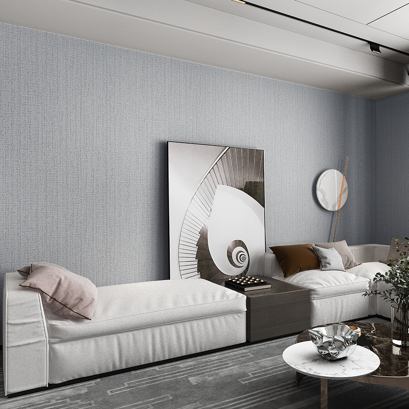 超高现代简约素色北欧式墙布无缝卧室防水客厅背景墙纯色壁布墙纸