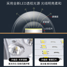 FII4led吸顶灯芯替换灯盘圆形改造灯板环形磁吸三色圆盘灯珠贴片