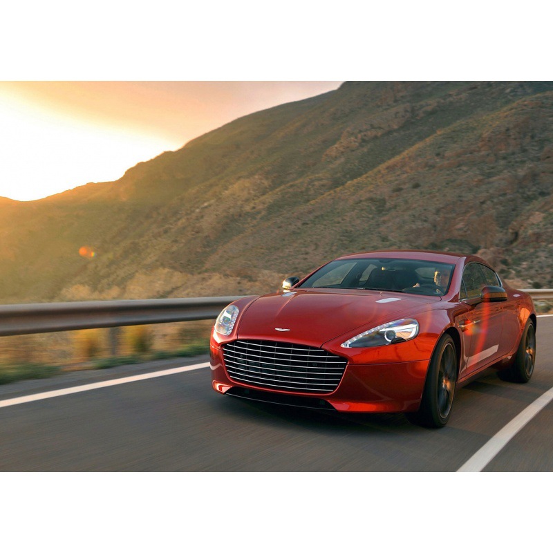 款阿斯顿马丁 汽车海报 寝室车行装饰画有框画挂画