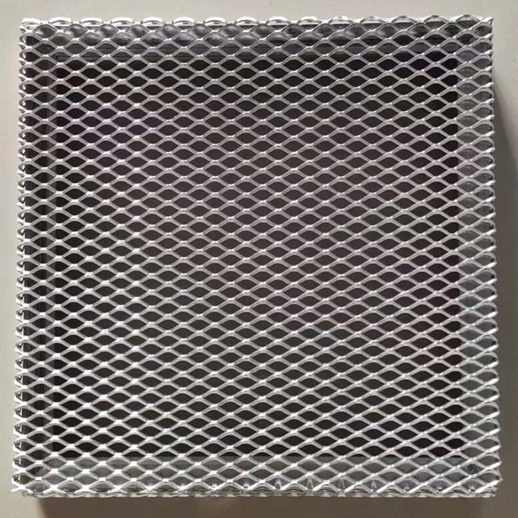 5成交205平方米河北铝合金装饰网吊顶幕墙装饰铝拉网菱形孔金属板吊顶