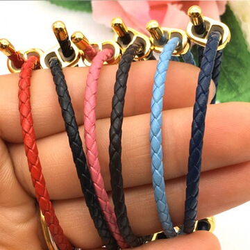 925皮绳项链绳替换可调节手链手链穿转运珠硬金配情人速卖通-阿里巴巴