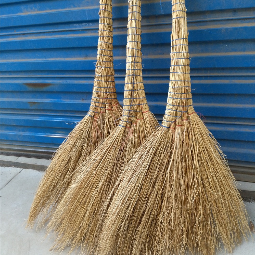 特惠高粱大铁铁笤帚庭院扫把草工地扫帚扫帚柄马路树枝扫把扫帚竹