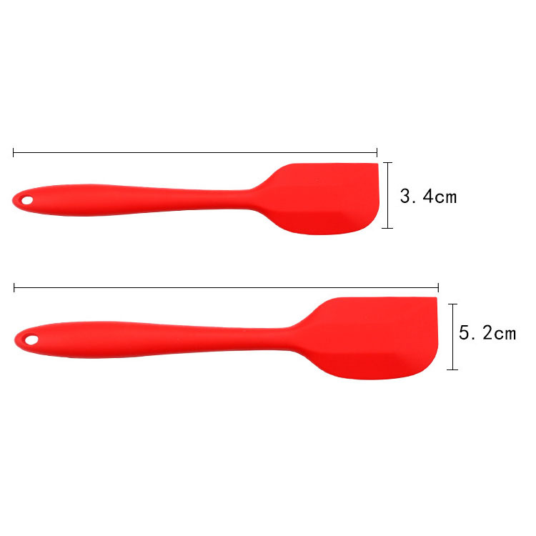 Spot Large Integrated Silicone Scraper Cake Cream Scraper Butter Butter Scraper Baking Tool Kitchen Utensils