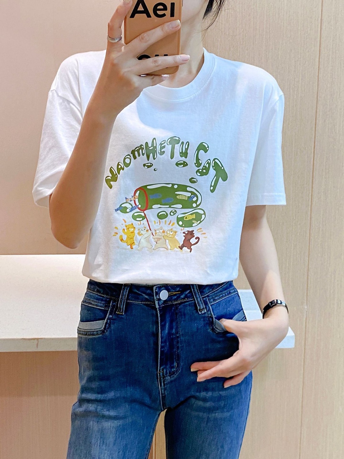 Fashion Brand Cotton Short-Sleeved T-shirt Women's Summer round Neck Half-Sleeved Loose White Shirt Foreign Trade Women's Clothing Printed T-shirt Clothes Women Clothes