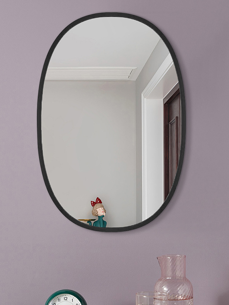 简约异形镜子ins风壁挂网红化妆镜轻奢浴室镜挂墙装饰镜现代