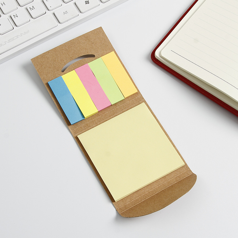 广告牛皮便签本定制外卖简约便利贴可撕n次贴套装便签纸定做logo
