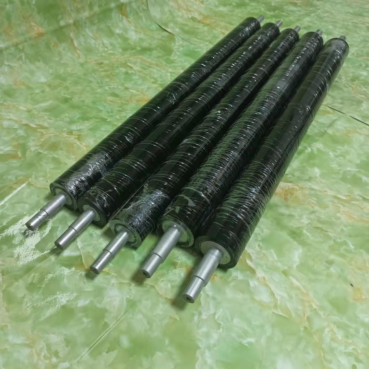 专业厂家 生产各类包装纺织机械聚氨酯pu硅胶橡胶丁晴胶滚筒包胶