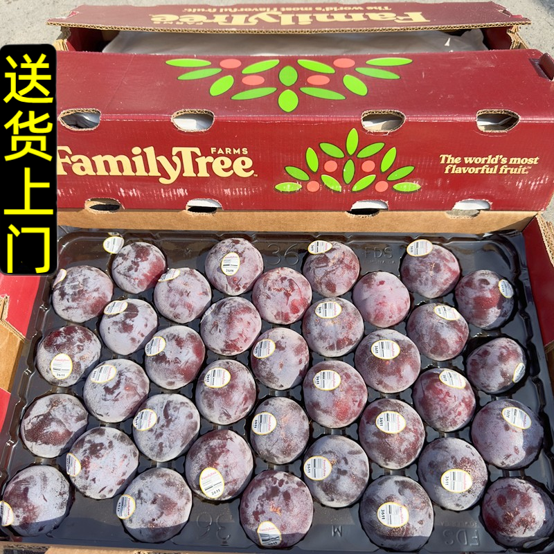 现货美国恐龙蛋黑金刚7斤装礼盒装纯甜多汁新鲜水果李子好吃包邮