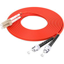 LHG 双芯多模光纤跳线 4A1b 62.5/125μm光纤熔接收发器尾纤LC-ST