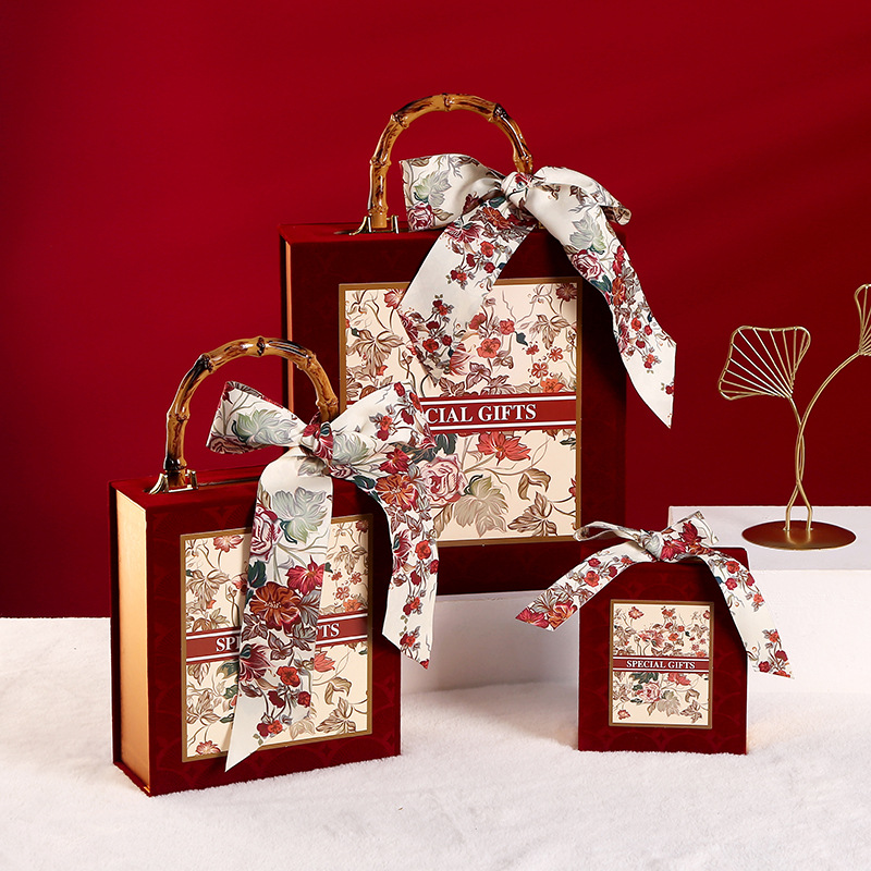 新中式伴手礼盒结婚包装盒送伴娘礼物盒子大号高品盒生日礼盒批发