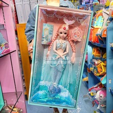 小仙女娃娃仿真美人鱼公主小女孩装扮过家家玩偶精致礼盒生日套装