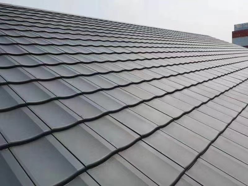 屋面瓦现代风日式u型陶瓷瓦别墅屋顶四合院屋檐用小青瓦围墙瓦