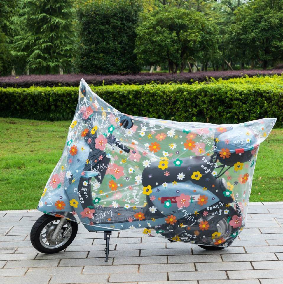 peva scooter cover rain-proof dust-proof dirt-resistant motorcycle hood transparent electric car cover car clothes motorcycle car cover