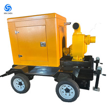 防汛泵车大流量柴油机移动泵车自吸式抽水泵应急抢险排涝泵