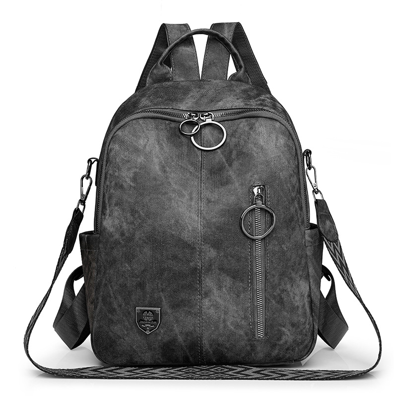 Backpack Women's 2024 New Backpack Travel Bag Fashion Stitching Backpack