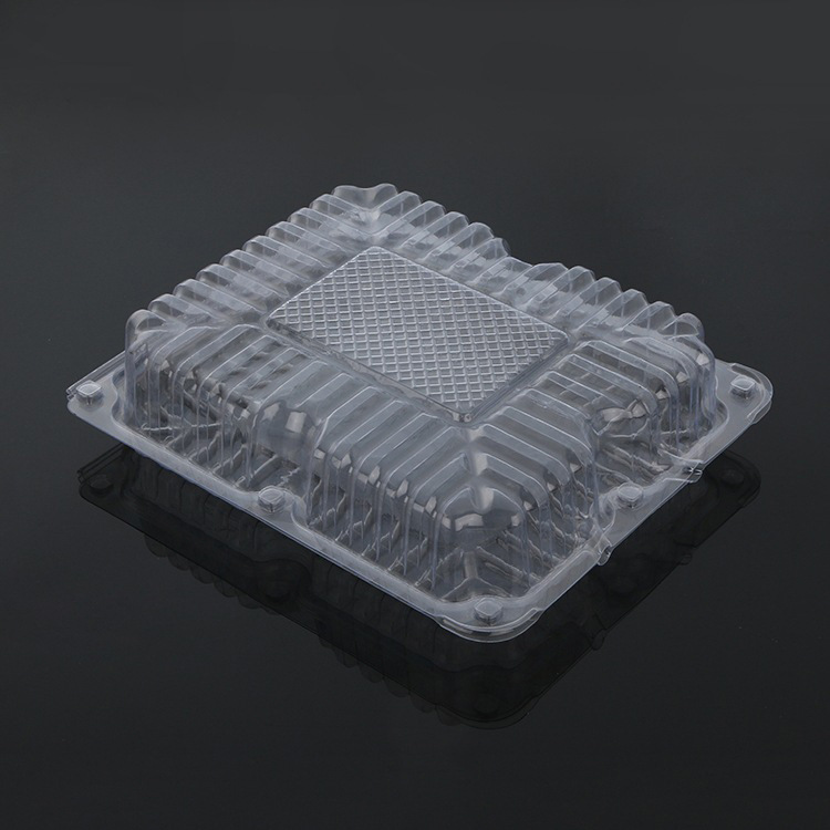 批发供应有盖一次性透明塑料水果盒 pvc食品包装盒保鲜果蔬盒定制