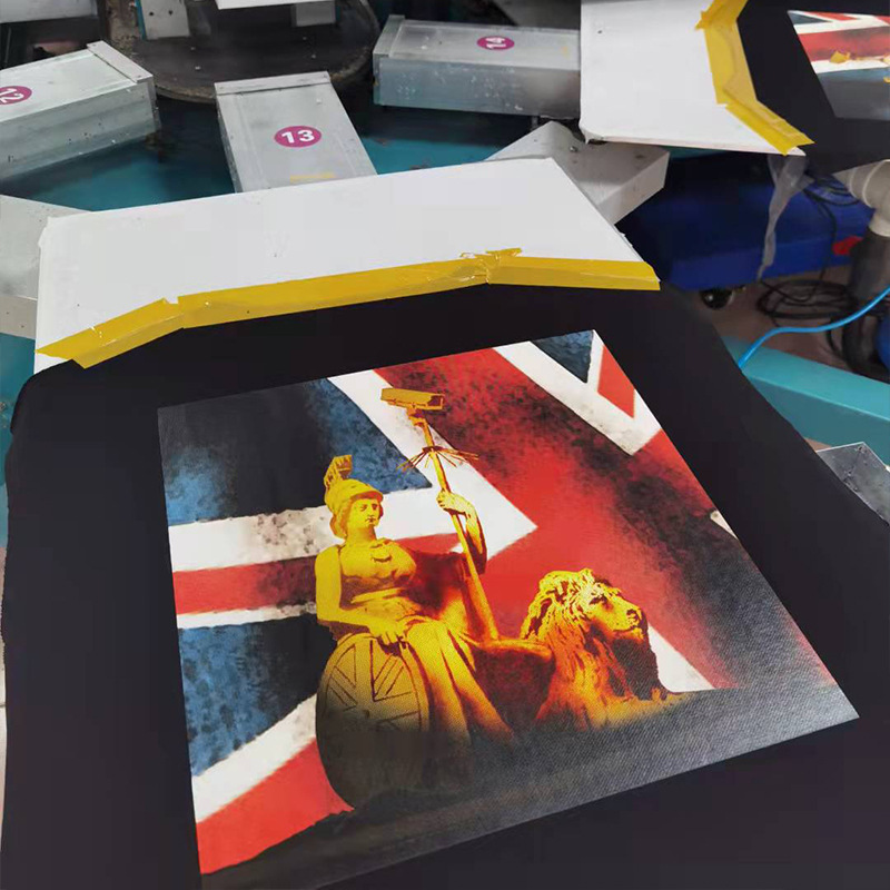 广告衫印花加工 四分色印花加工 水洗印花 高周波压花加工