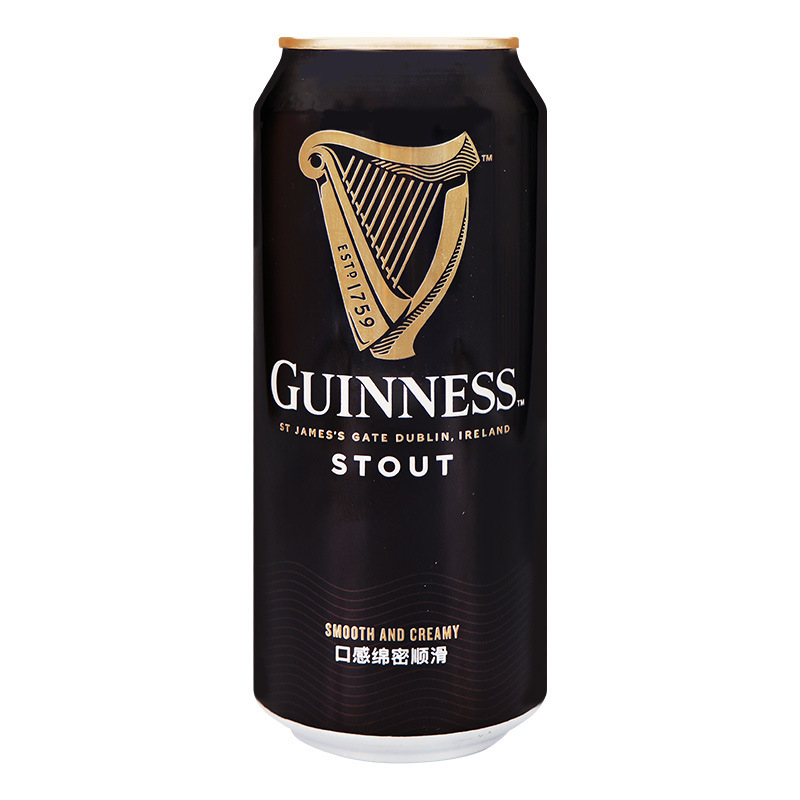 爱尔兰原装进口健力士/guinness司陶特精酿世涛黑啤440ml*24罐装