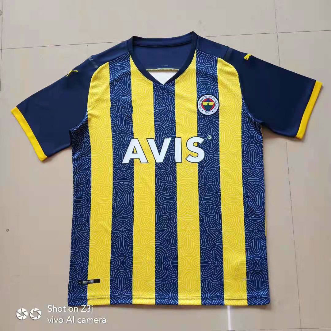21-22土超费内巴切冷门主客场球衣萨马塔 厄齐尔fenerbahce足球服