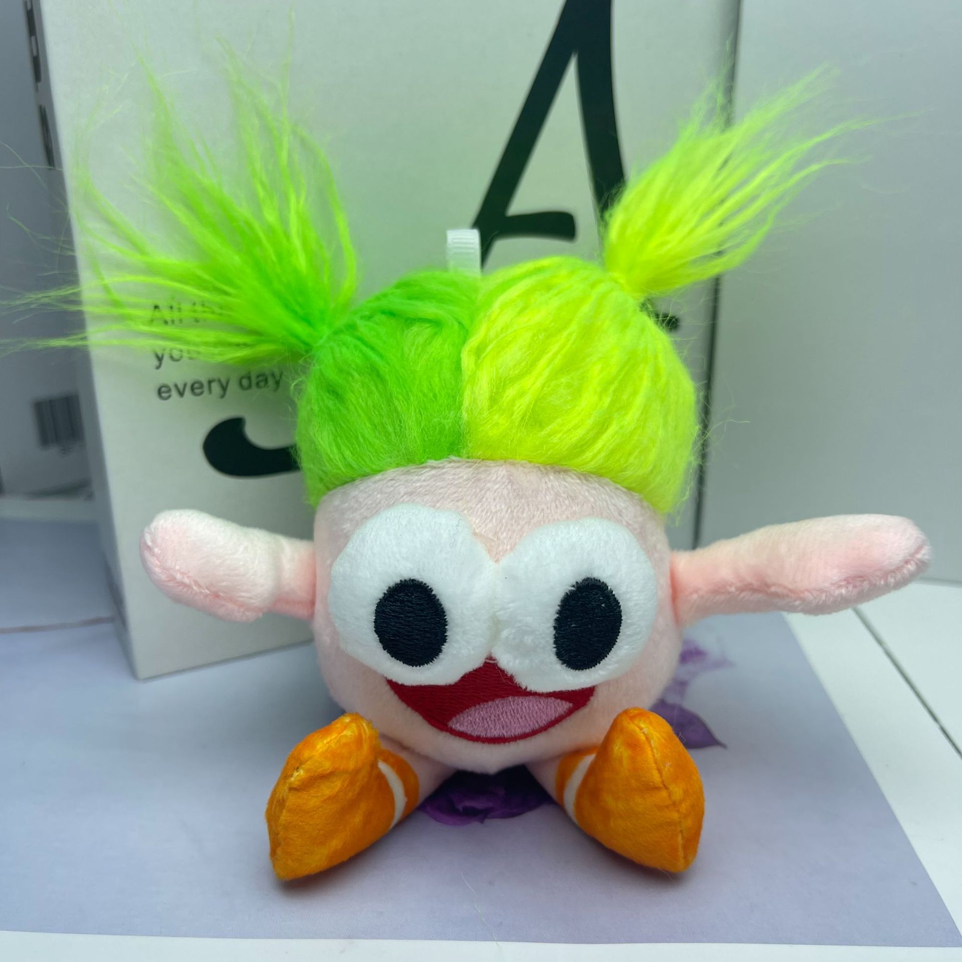 网红公仔丑萌丑娃娃突眼疯娃棉花哇哇炸毛玩偶毛绒玩具跨境热卖