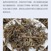 (买一送一共两斤)云南普洱茶2020年云南临沧勐库普洱茶生茶散批发