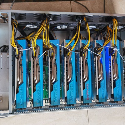 8显卡台式矿机直插式准系统平台多显卡整机平台rx 588/3070/5700