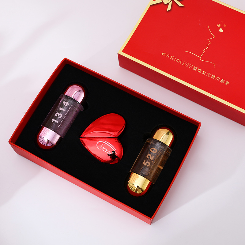 Internet Hot Warmkiss Love Perfume for Women Gift Box Long-Lasting Light Perfume Holiday Gifts for Girlfriend Wholesale