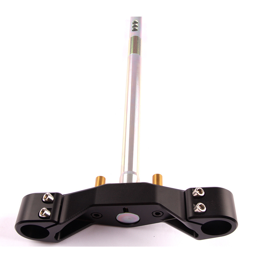 小牛u2电动车改装方向柱22款uqi 实心倾角cnc铝合金龙头三星柱u b